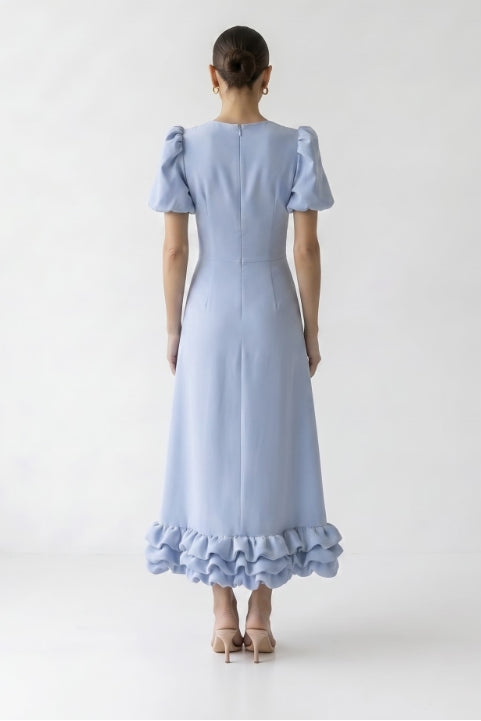 < img src="https://www.berynea.com/" 
       alt="Blue Puff Sleeve Ruffle Hem Midi Dress | Wedding Guest Formal Dress | Berynea" 
       loading="lazy" />