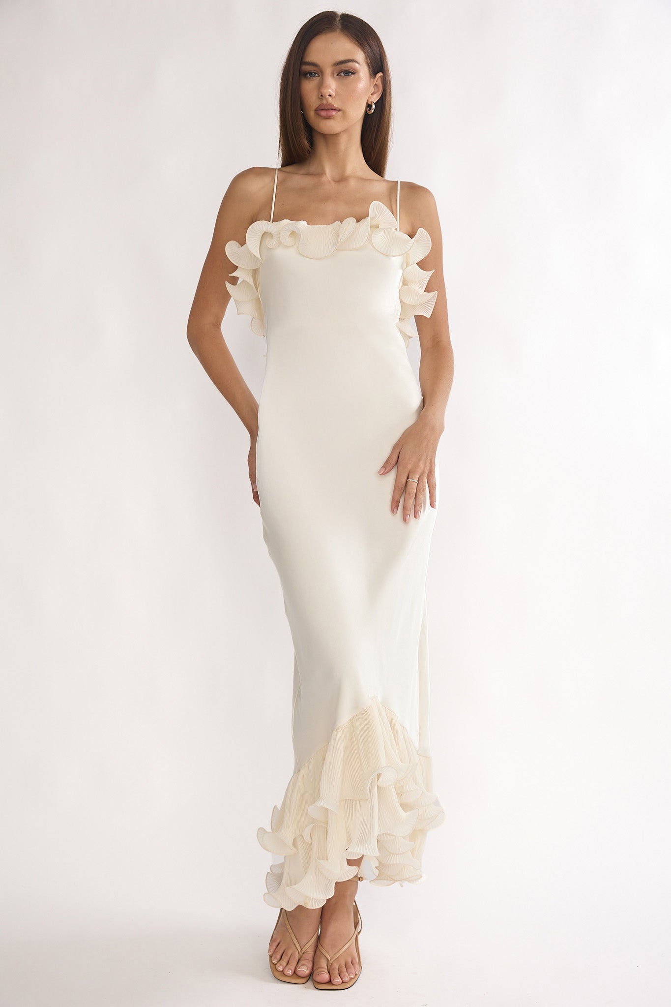 < img src="https://www.berynea.com/" 
       alt="Ivory Ruffle Trim Maxi Dress Spaghetti Gown" 
       loading="lazy" />
