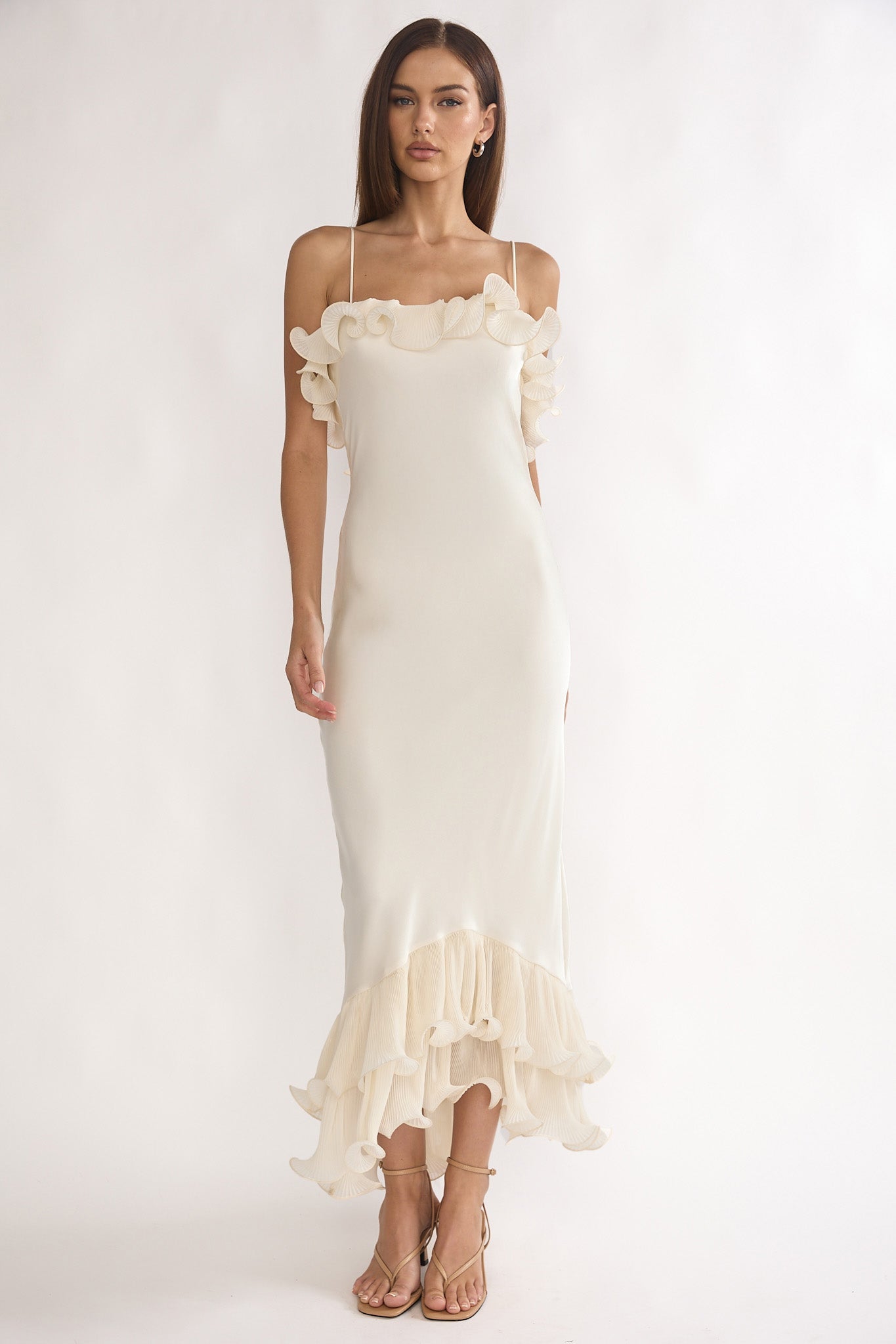 < img src="https://www.berynea.com/" 
       alt="Ivory Ruffle Trim Maxi Dress Spaghetti Gown" 
       loading="lazy" />
