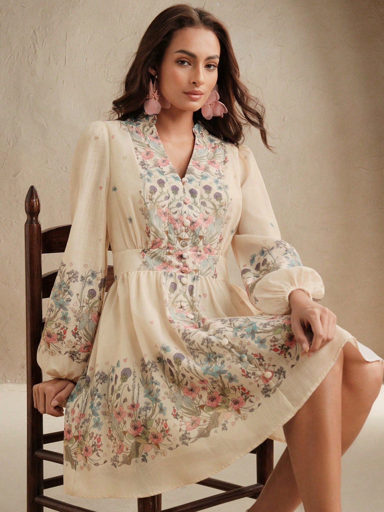 <a href="https://beryn-boutique.com/dress">
<img src="xxx.jpg" alt=<"Women Beige Floral Print Long Sleeve Mini Dress with V Neck & Button Front">
</a>
