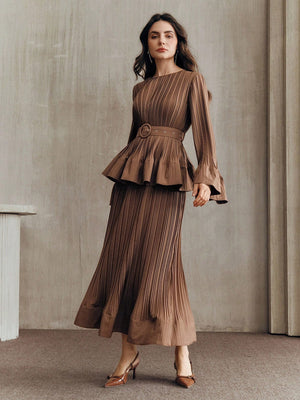 Elegant  Ocation Party Dress 2-Piece Dress