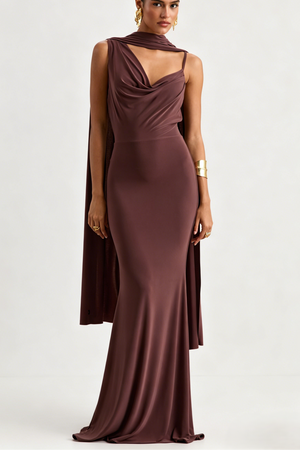Trendy Deep V-Neck Dress with Ribbons