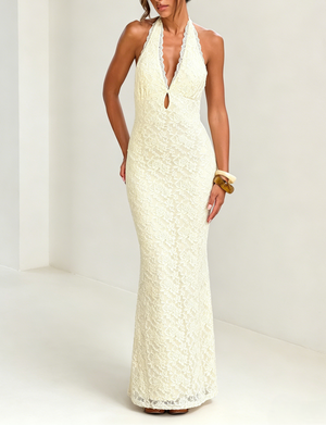 Classic Sleeveless Lace Dress
