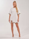 <img src="https://www.berynea.com/" 
       alt="White Embellished T-Shirt Mini Dress with Silver Trim="lazy" />