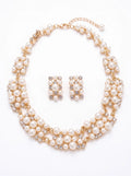 Pearl & Crystal Jewelry Set