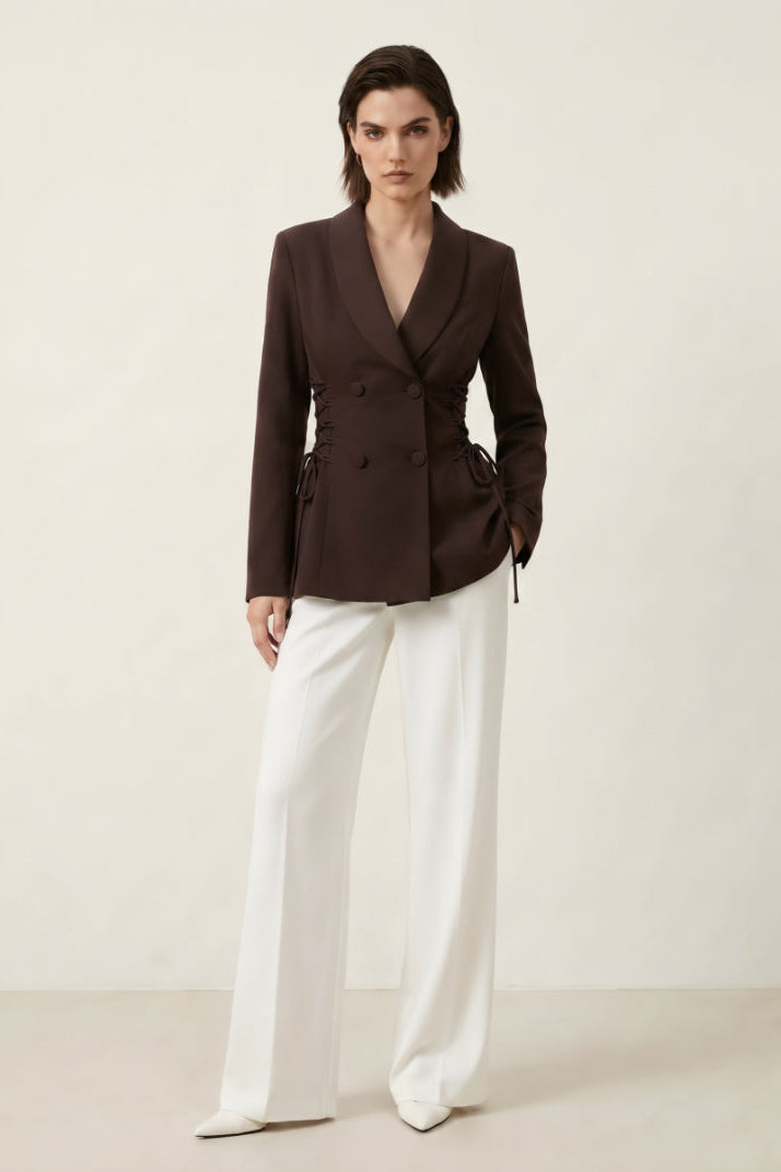 
< img src="https://www.berynea.com/" 
       alt="omen's Dark Brown Double Breasted Blazer – Ruched Side Tie Waist Fitted Jacket" 
       loading="lazy" />