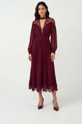 
< img src="https://www.berynea.com/" 
       alt="Burgundy Lace Trim Pleated Dress for Women | Choker Neck Long Sleeve Midi Formal Party Dress" 
       loading="lazy" />