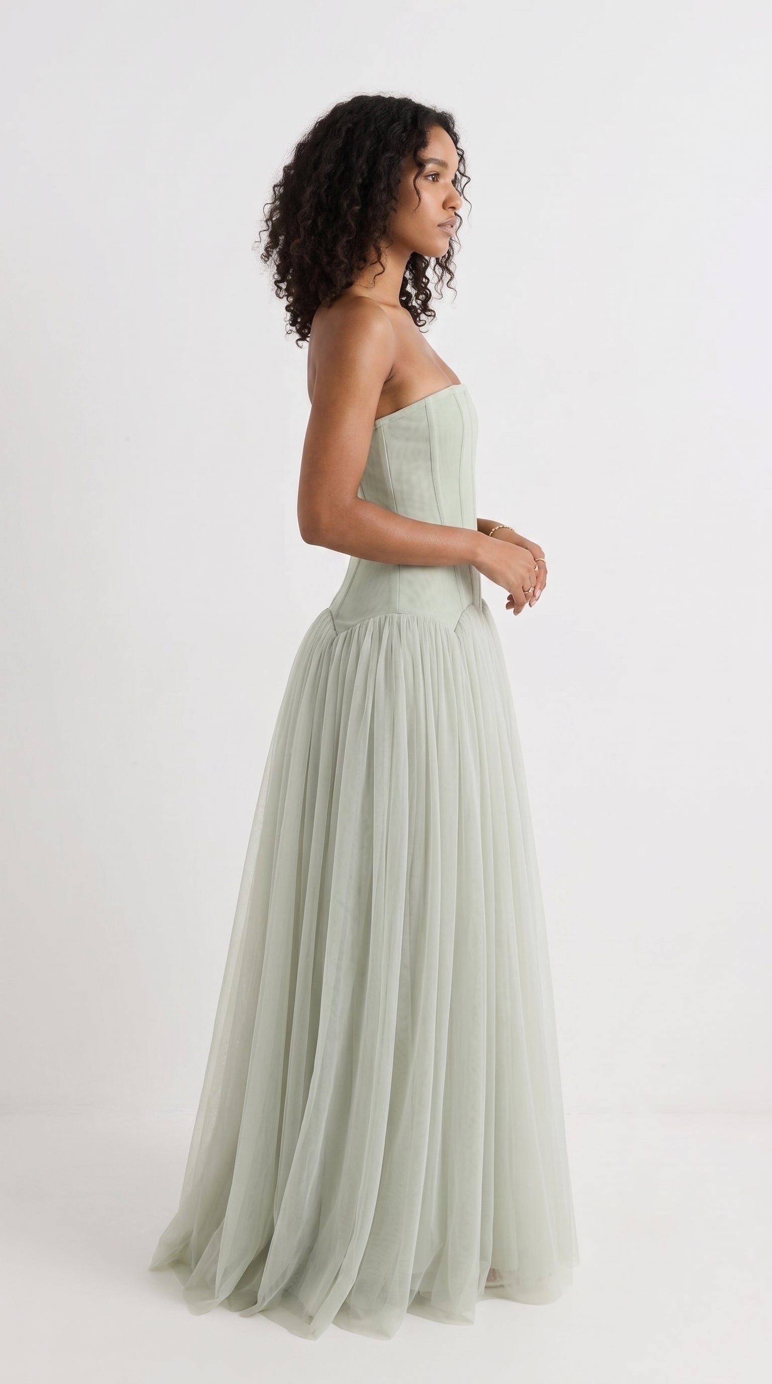 Sage Elegant Wedding Guest & Party Dress | Berynea